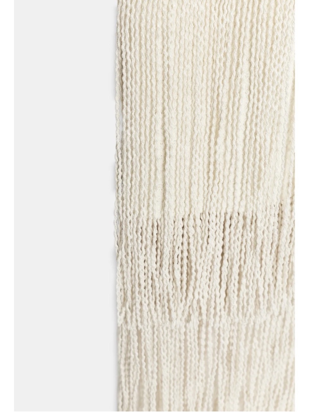 ZARA TEXTURED FRINGED DRESS - Picture 15 of 16